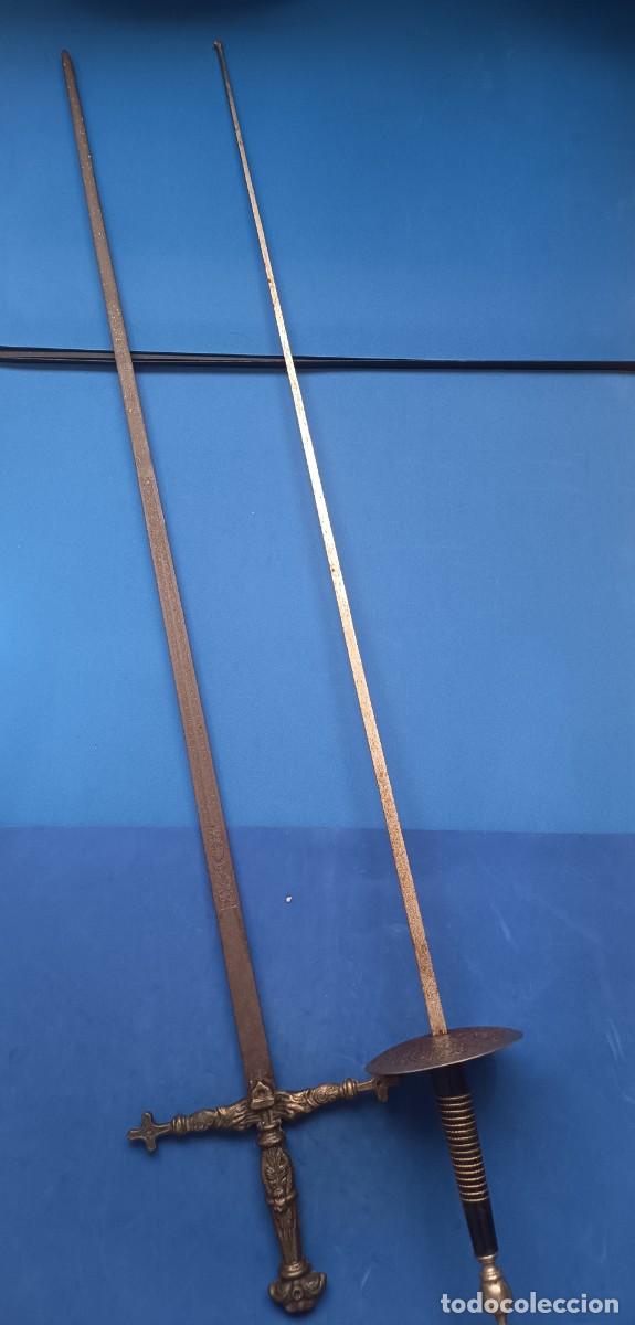Militaria: Lote de espadas antiguas