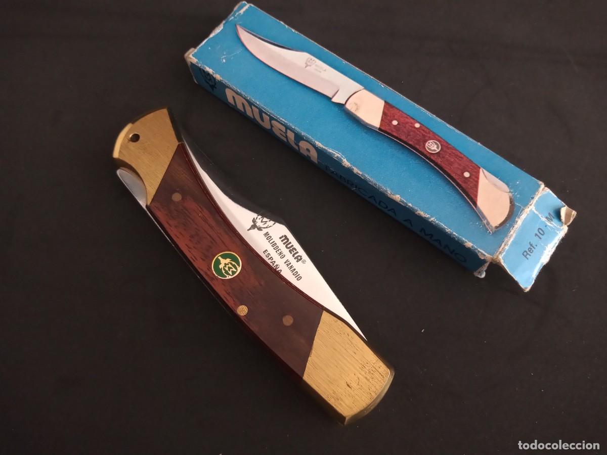 Militaria: NAVAJA MUELA CAZADOR REF 10 M CON CAJA ORIGINAL