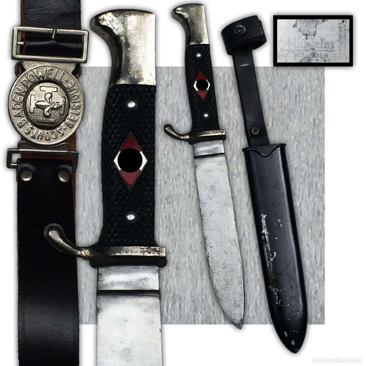 Militaria: RARE & BELLE DAGUE HUBERTUS POSTWW2 XX ORIGINAL