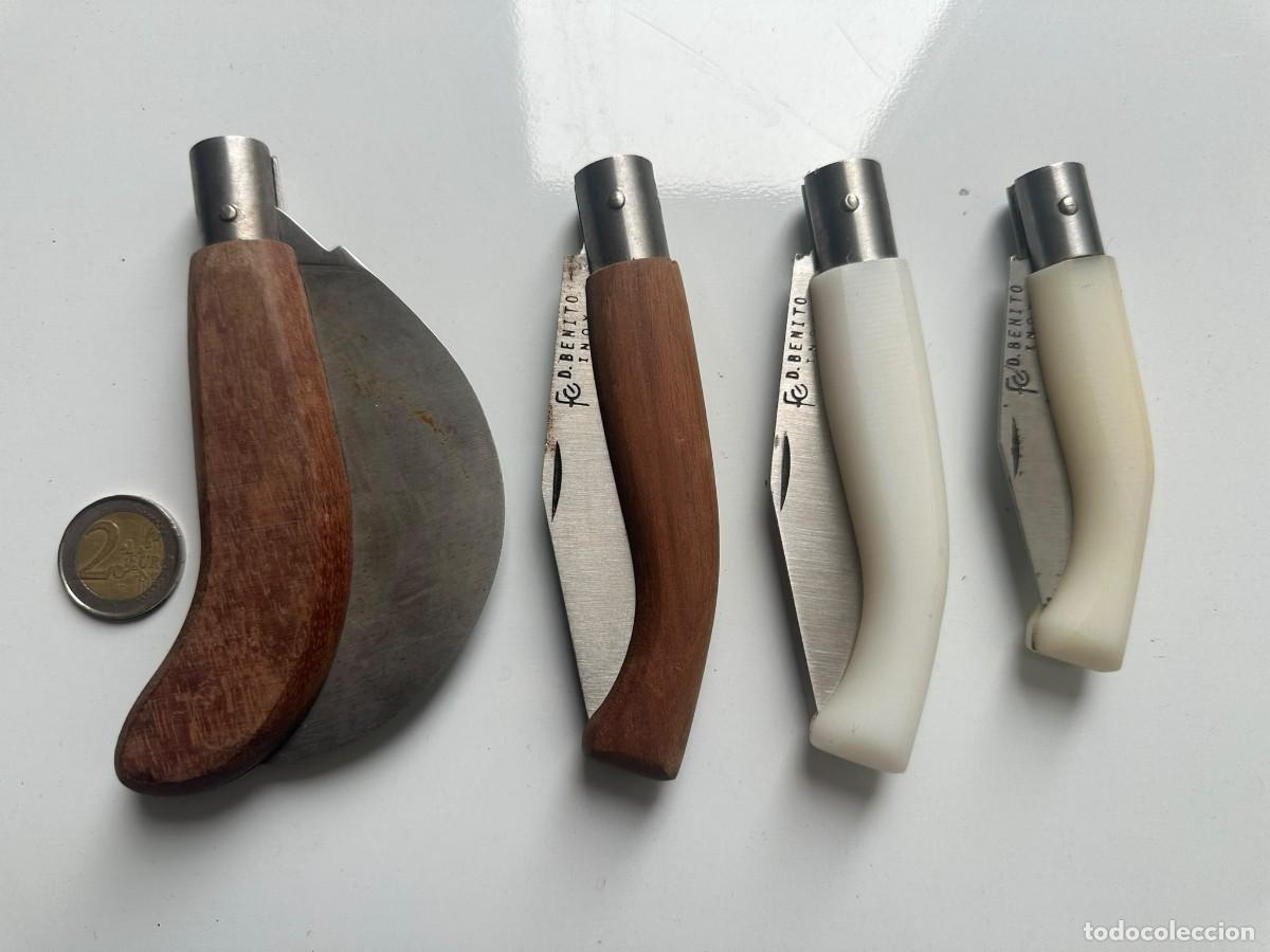 Militaria: Lote de cuatro navajas marca don benito