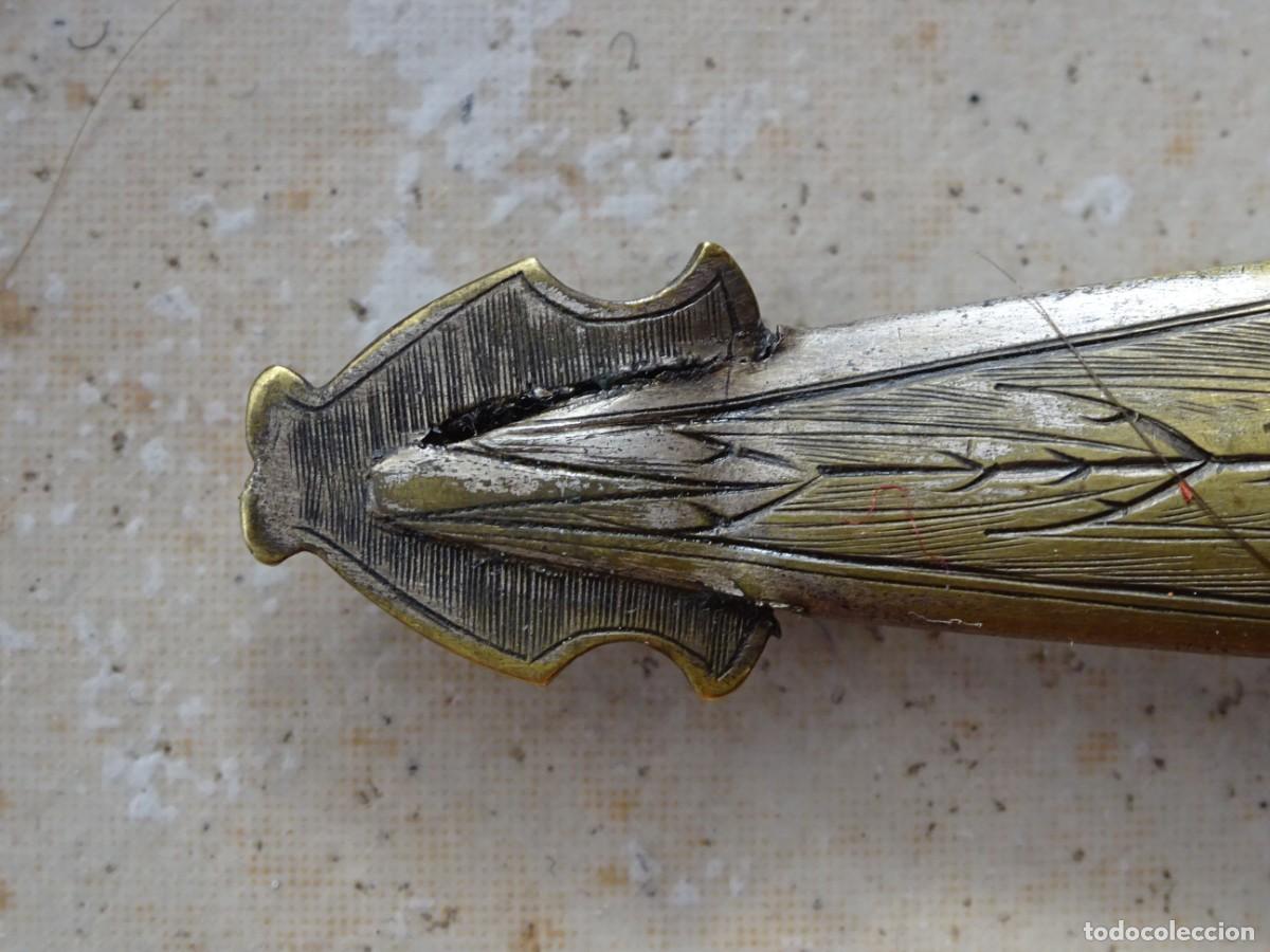 Militaria: couteau de chasse de pr&eacute;sent XIXe - Foto 17