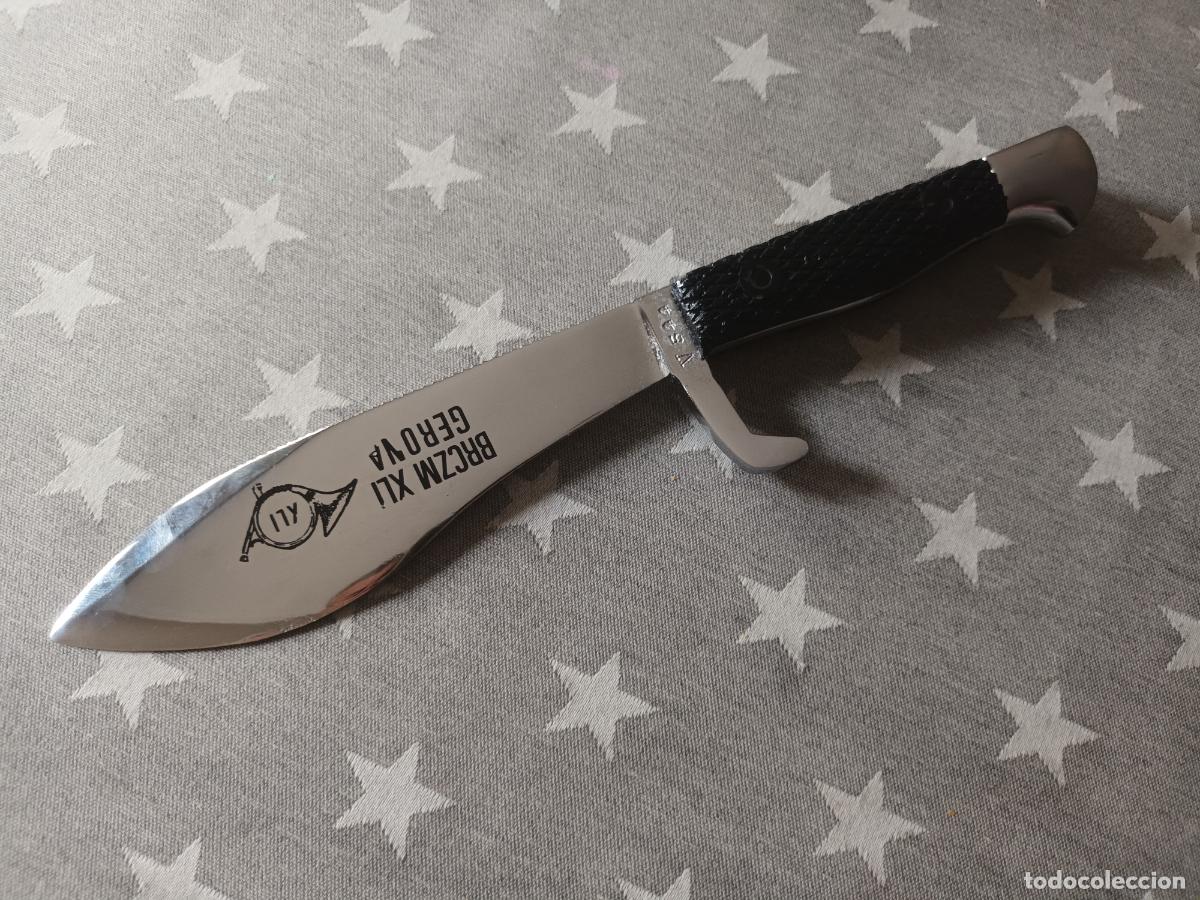 Militaria: CCHILLO COE BRIGADA CAZADORES DE MONTA&Ntilde;A BRCZM XLI GERONA FABRICA TOLEDO TIPO BAYONETA COMMEMORATIVO