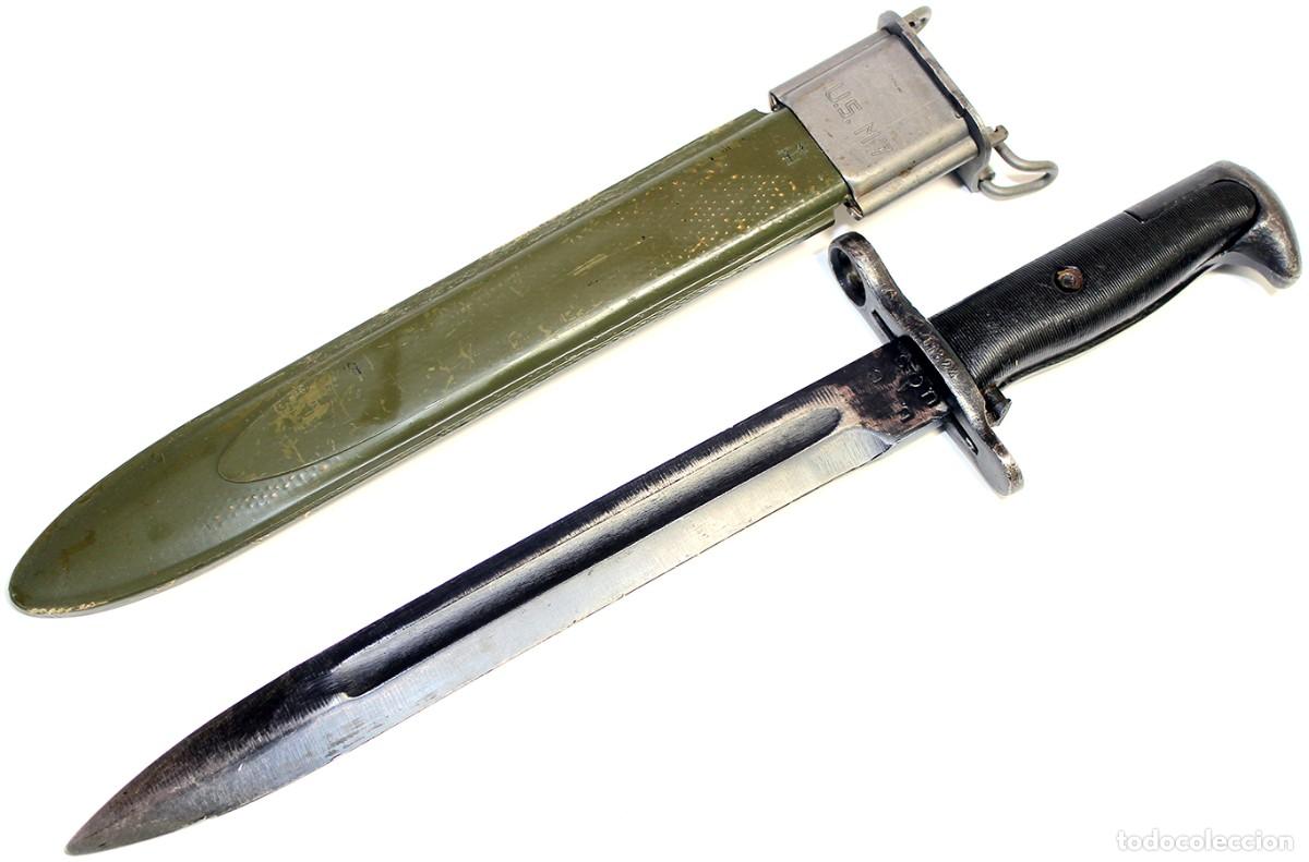 Militaria: BAYONETA estadounidense M1 de 1943 para el fusil Garand 5