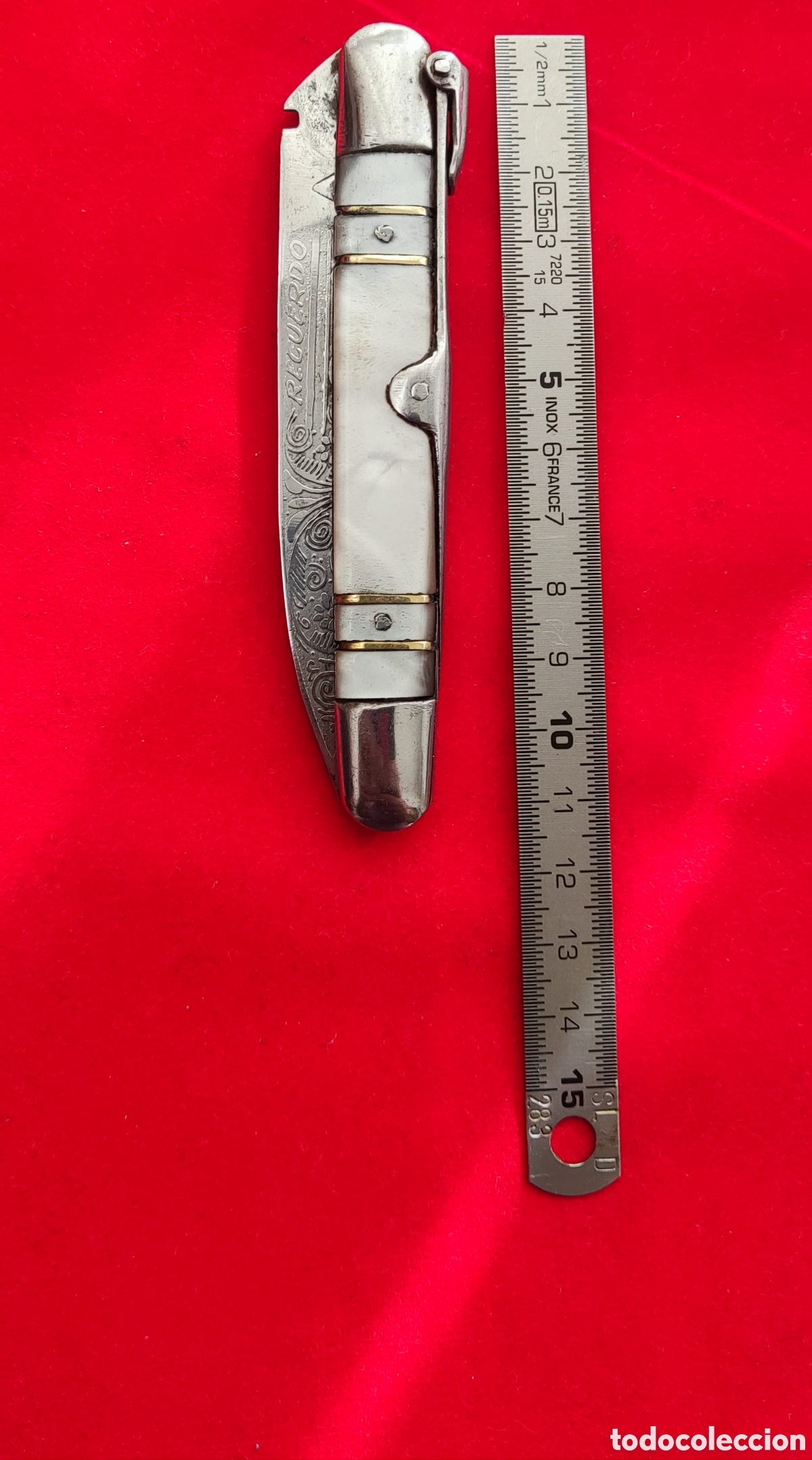 Militaria: Navaja antigua Ismael Laguna