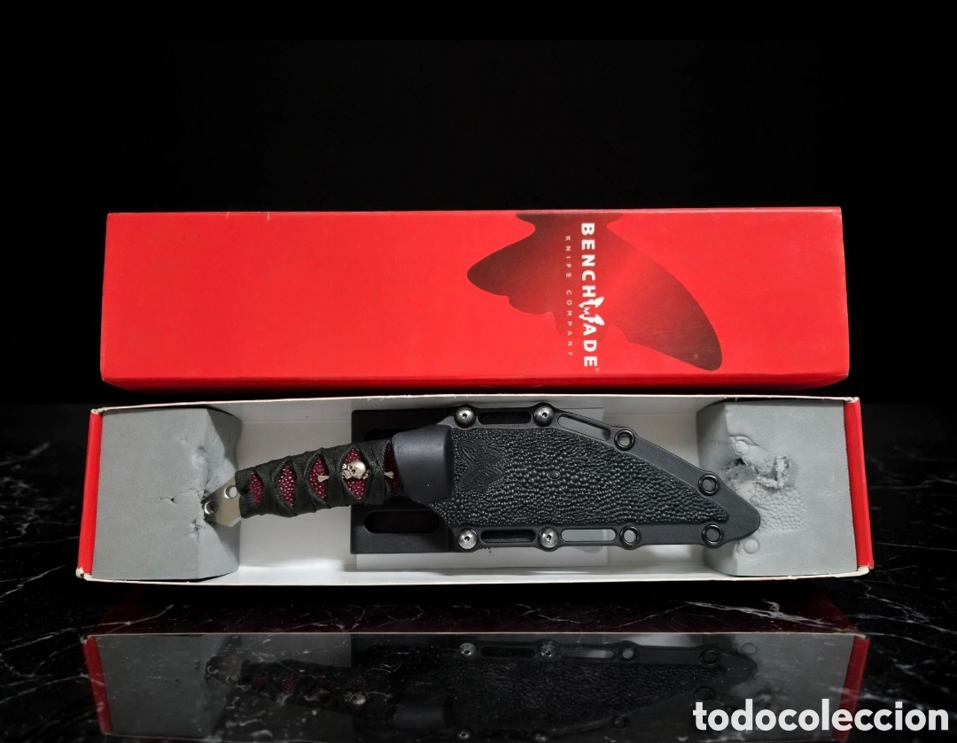 Militaria: Benchmade JUJU - Mike Snody Design* - Red Class - *Dise&ntilde;ador:* Mike Snody (custom maker t&aacute;ctico USA)