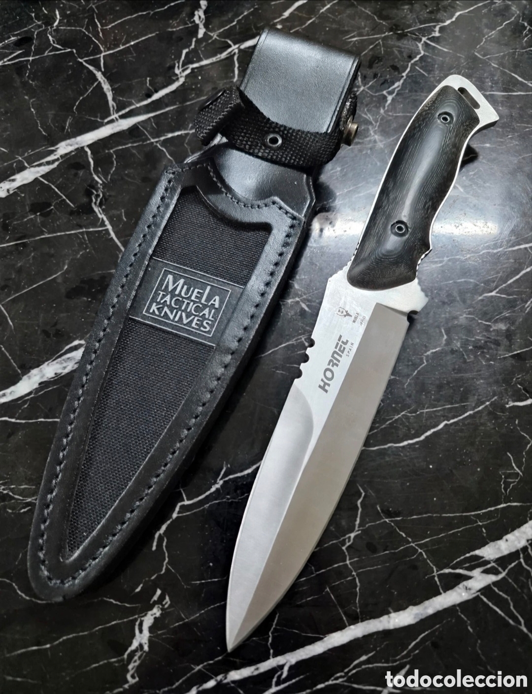 Militaria: Muela Hornet nuevo con su caja y funda originales