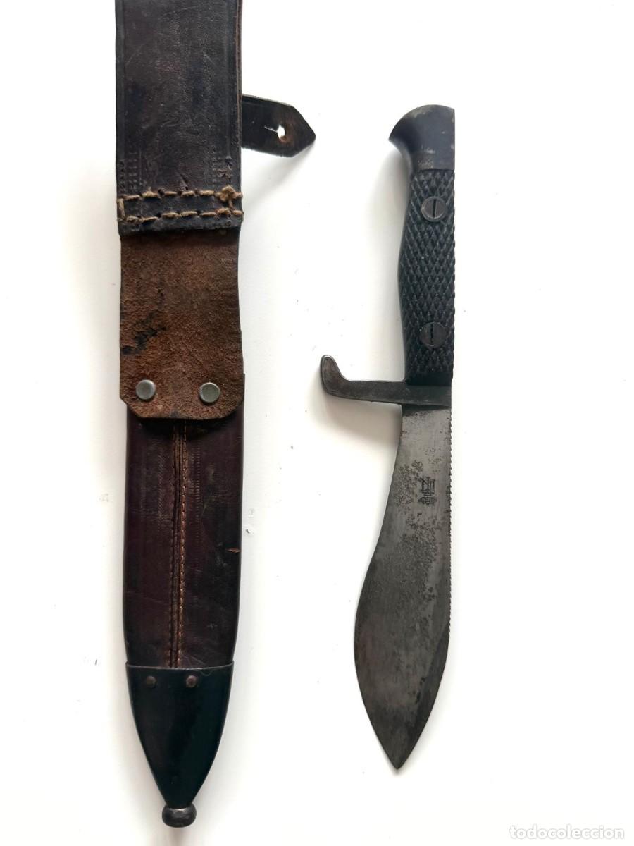 Militaria: Cuchillo de Monte COEs FNT Toledo &ndash; F&aacute;brica Nacional de Toledo &ndash; Original con funda