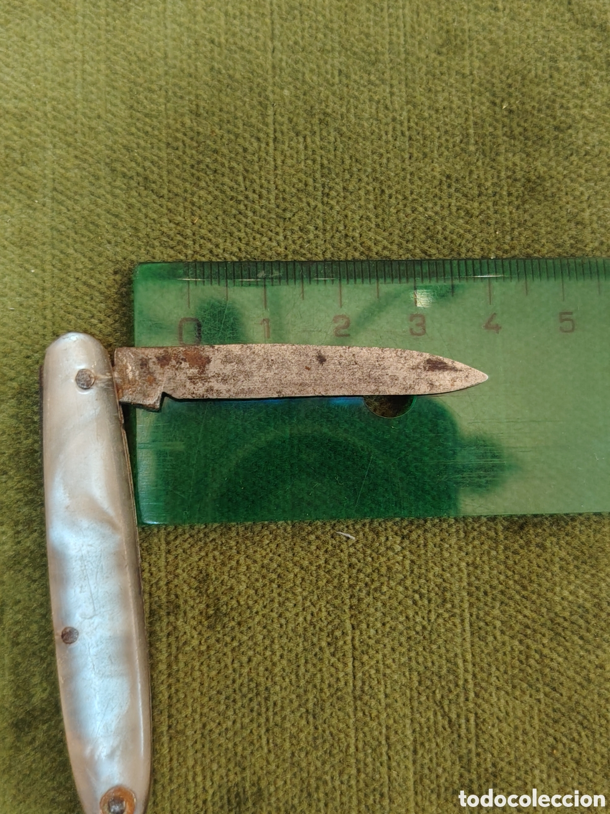 Militaria: ANTIGUA NAVAJA DE BOLSILLO - Foto 3