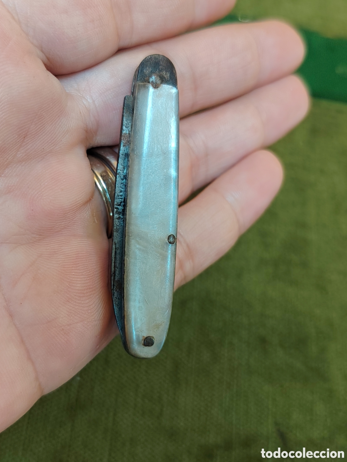 Militaria: ANTIGUA NAVAJA DE BOLSILLO - Foto 4