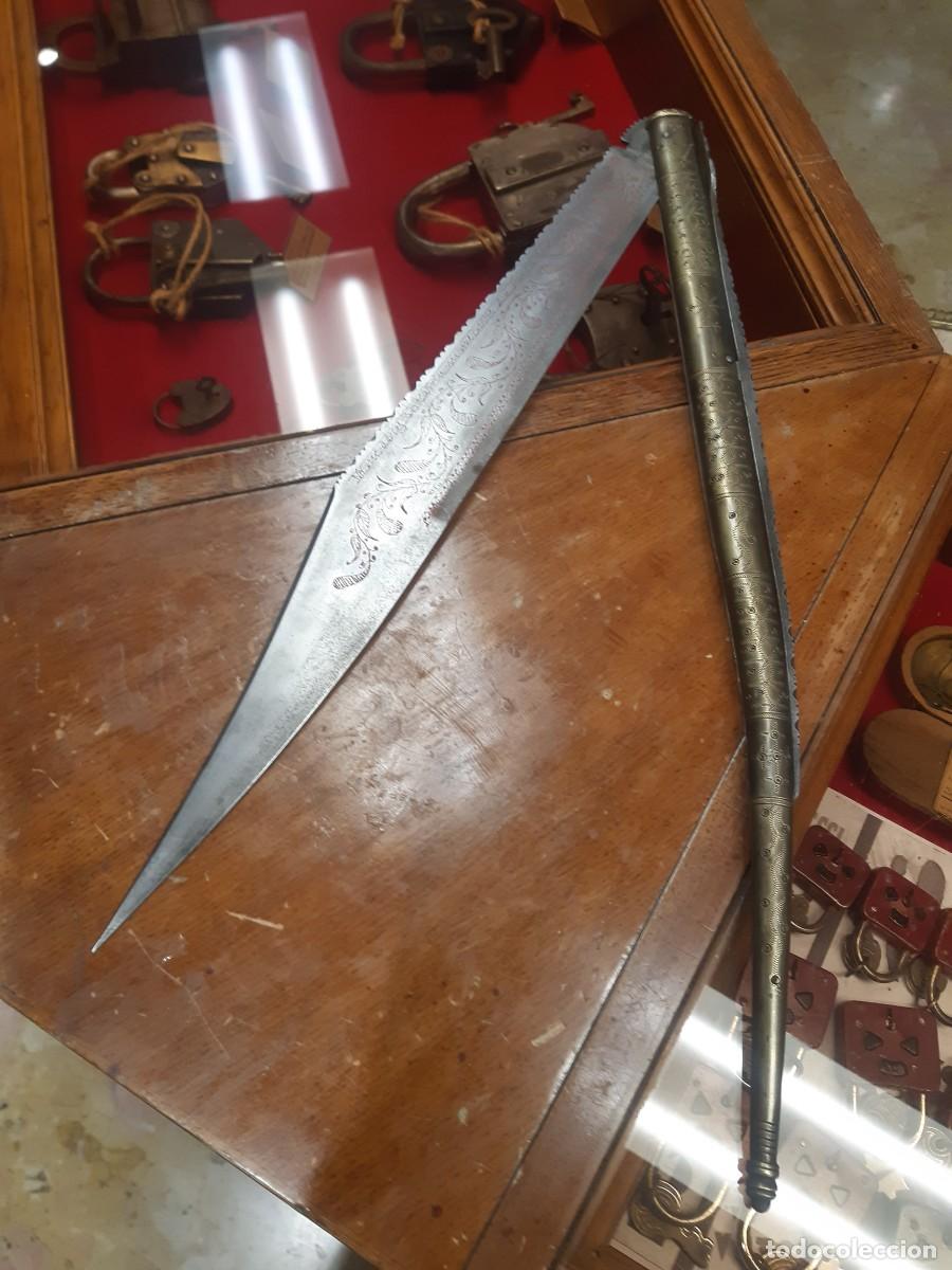 Militaria: NAVAJA SANTACRUCE&Ntilde;A O MUDELANA. 103 CM. ABIERTA &iexcl;&iexcl;&iexcl;ENORME!!!