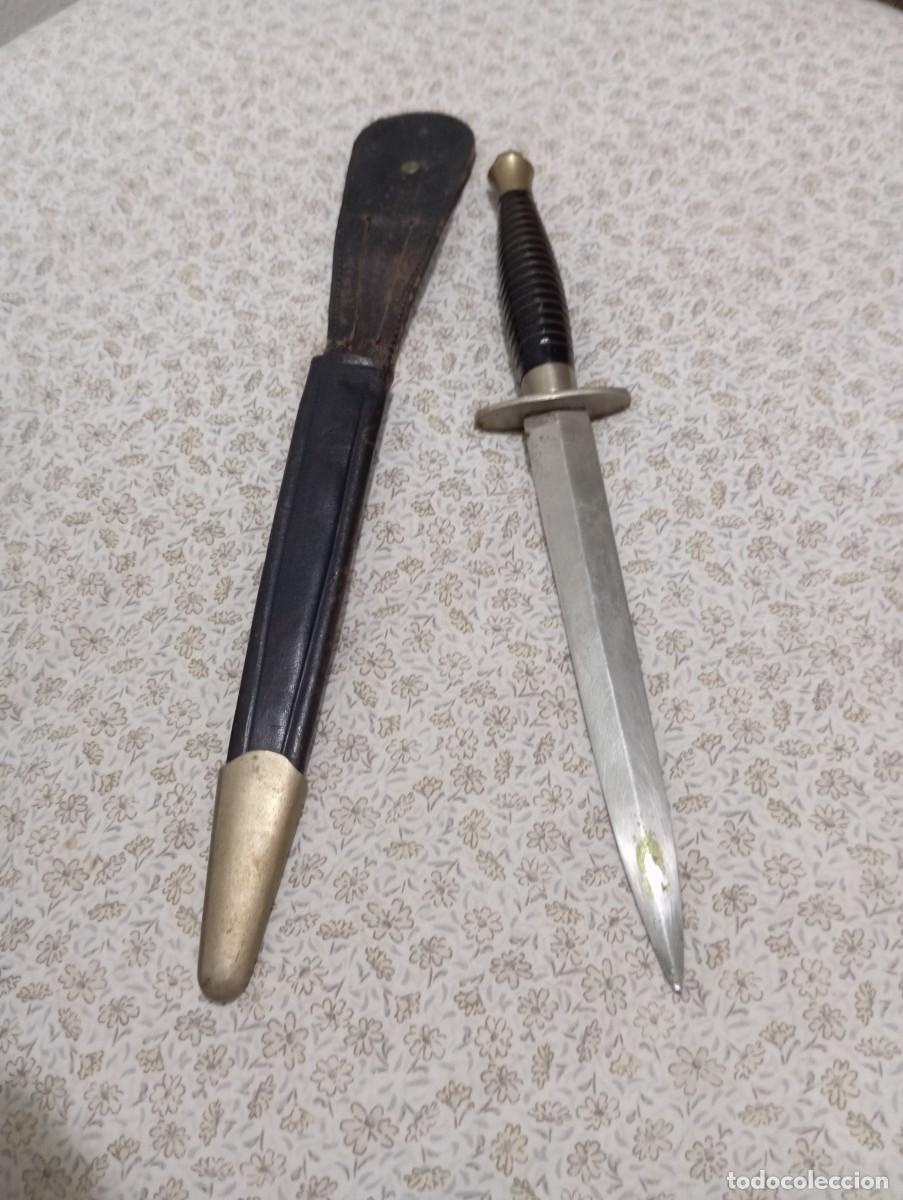 Militaria: Rara daga comando fabricado en Toledo