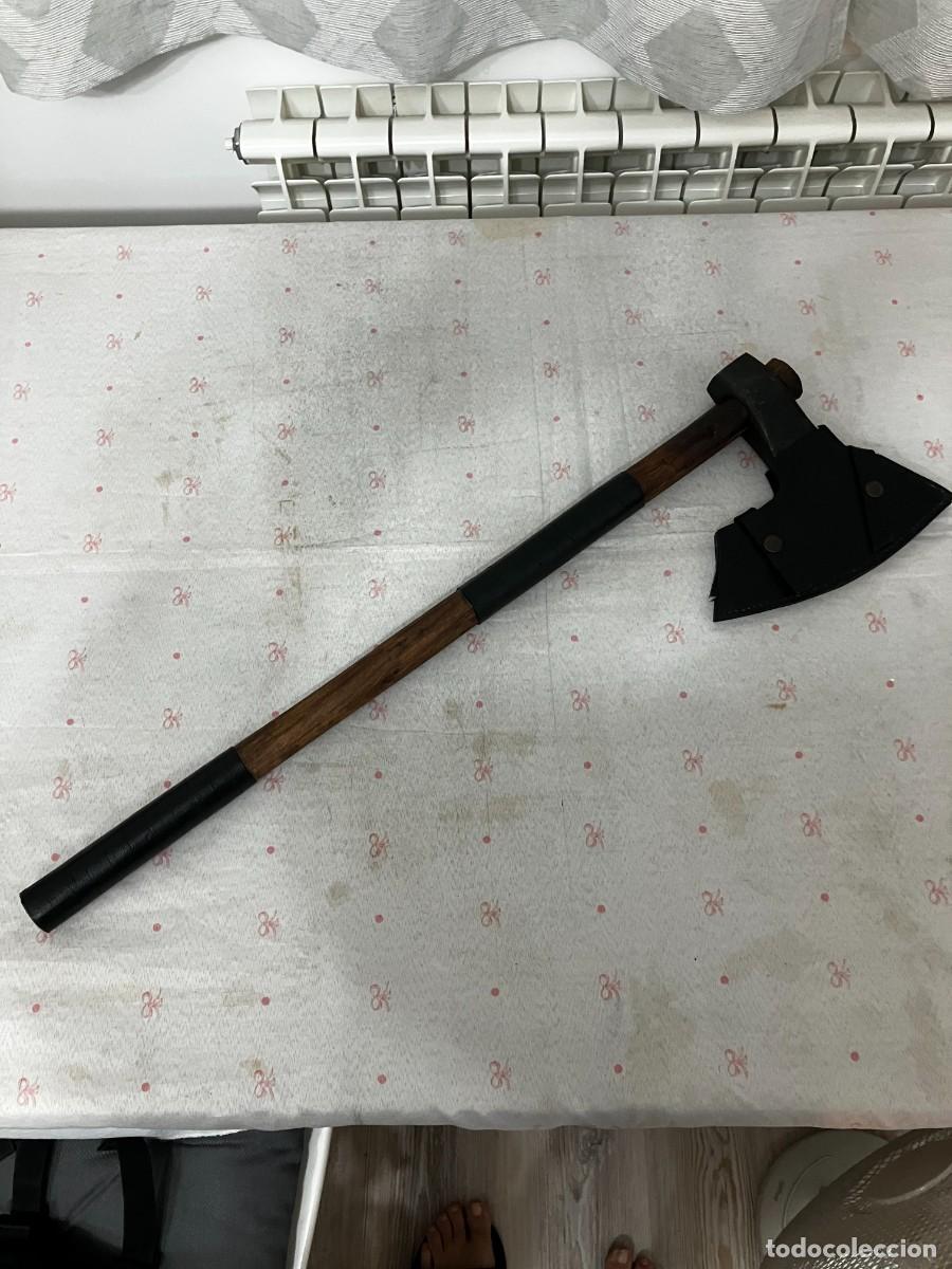 Militaria: HACHA VIKINGA OPERATIVA DE FORJA + MILITAR + ALTA CALIDAD + ENVIO INCLUIDO