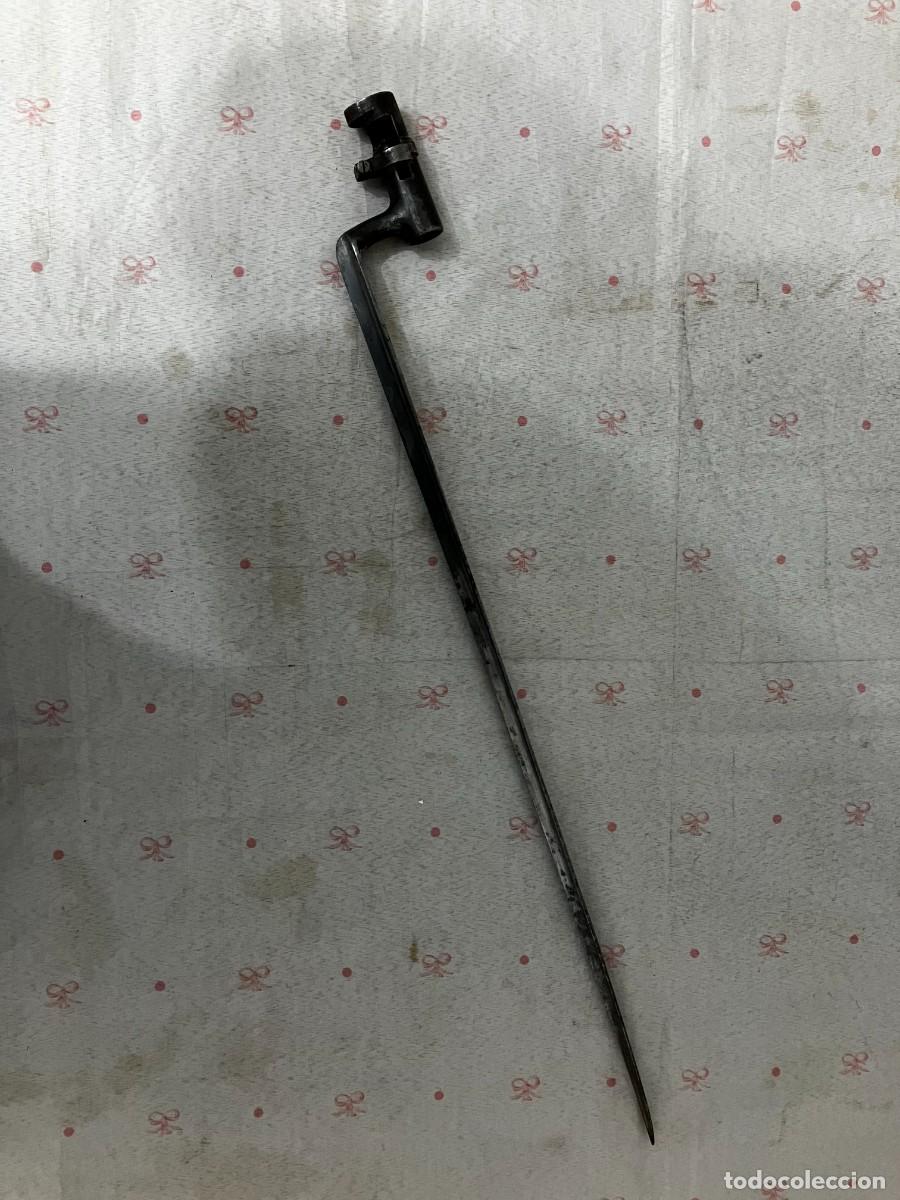Militaria: BAYONETA FUSIL REMINGTON ROLLING BLOCK 70 ORIGINAL + GUERRA + MILITAR + ENVIO INCLUIDO