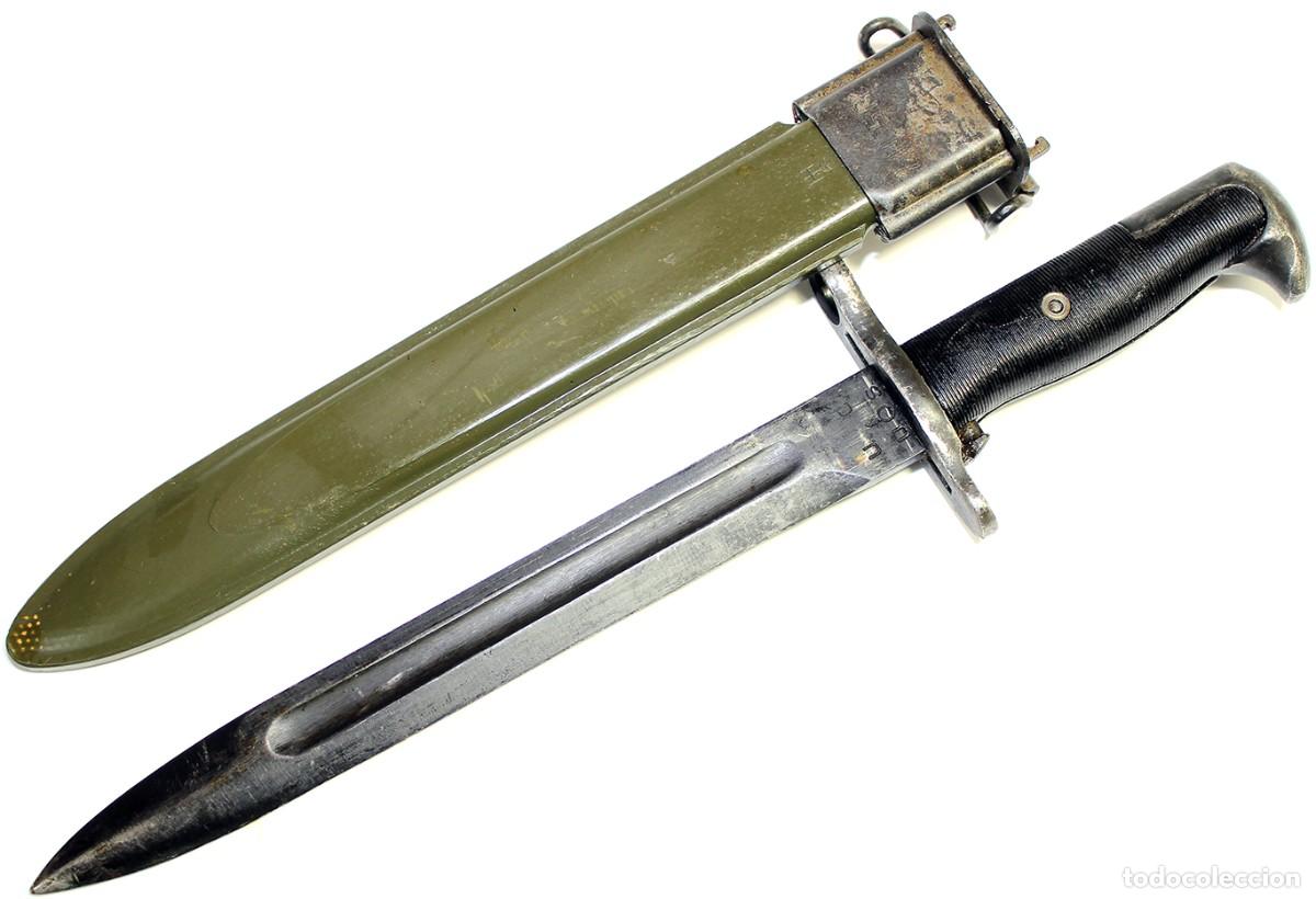 Militaria: BAYONETA estadounidense M1 de 1943 para el fusil Garand 6