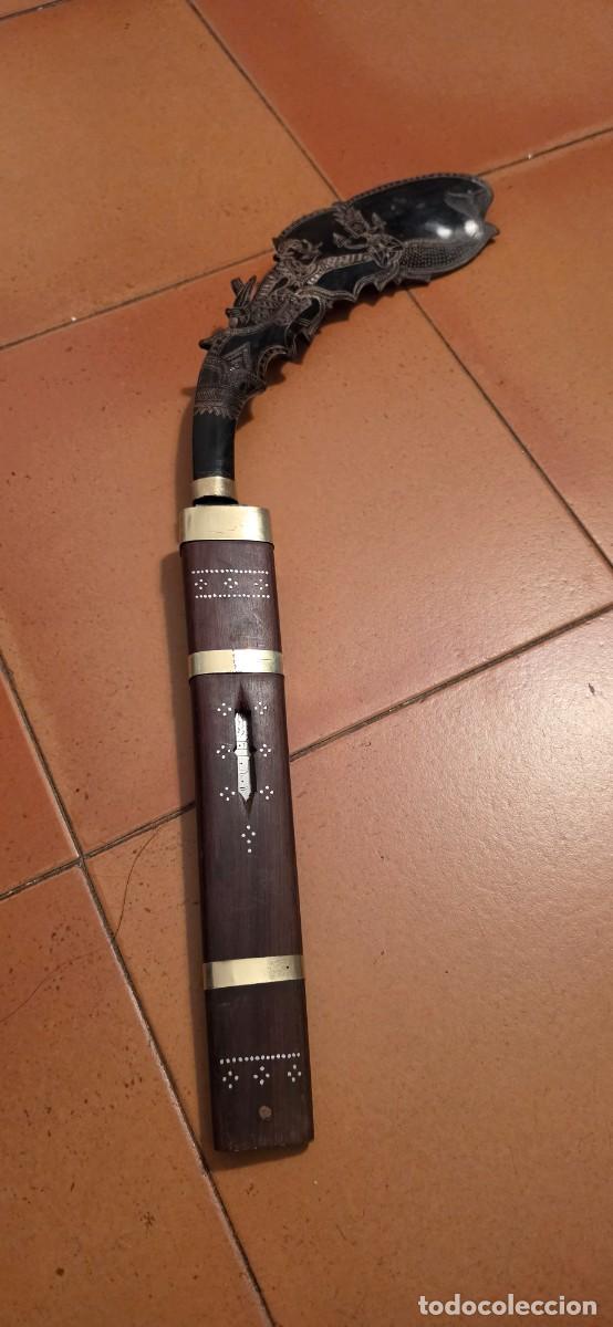 Militaria: Precioso golok antiguo indonesia