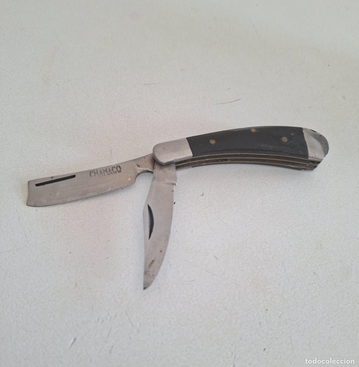 Militaria: NAVAJA CHAMACO, FAC 6- DOS HOJAS DE CORTES - BUENA CALIDAD