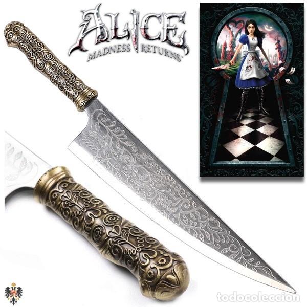 Militaria: CUCHILLO ALICE MADNESS RETURNS 45,5 CMS
