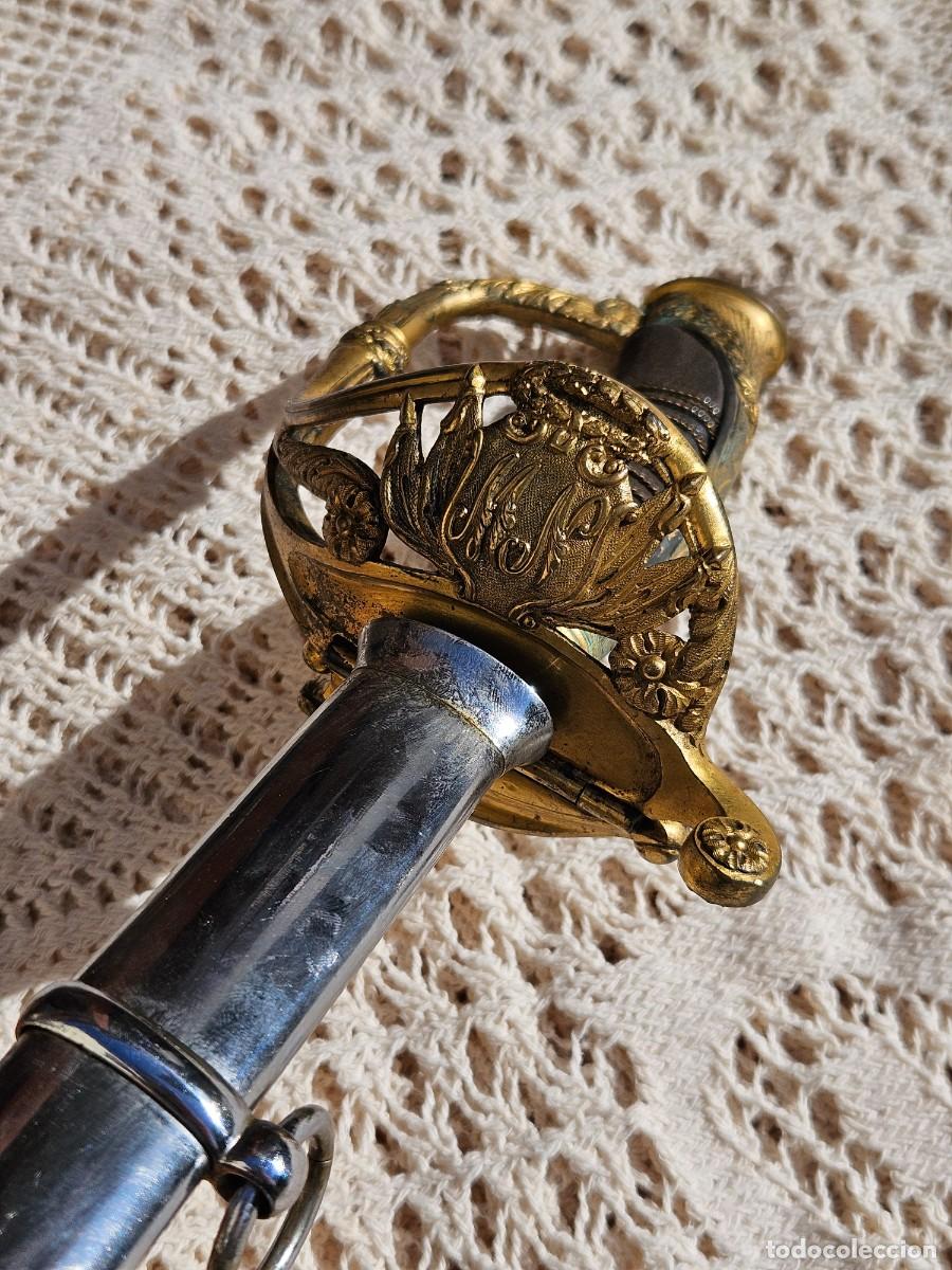 Militaria: ESPADA DE CE&Ntilde;IR DE LA MILICIA, FABRICA DE TOLEDO, 94 CM