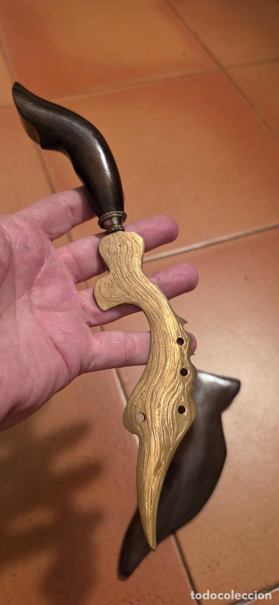 Militaria: Precioso cuchillo kujang de Java - Foto 4