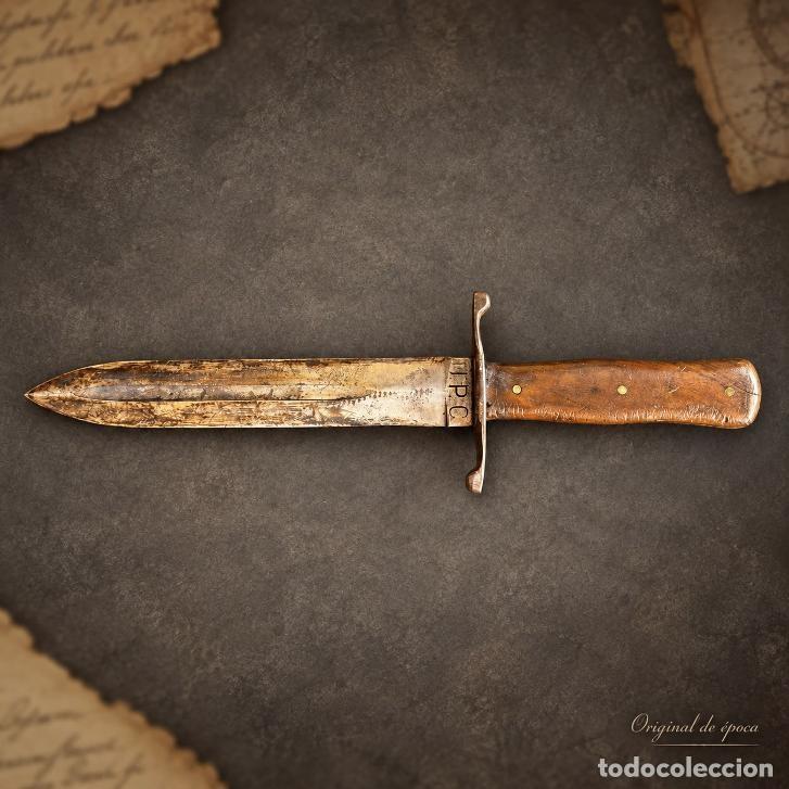 Militaria: (NA-261002)Pu&ntilde;al,cuchillo del Batall&oacute;n de la Muerte,Malatesta,Brigadas Internacionales,Guerra Civil