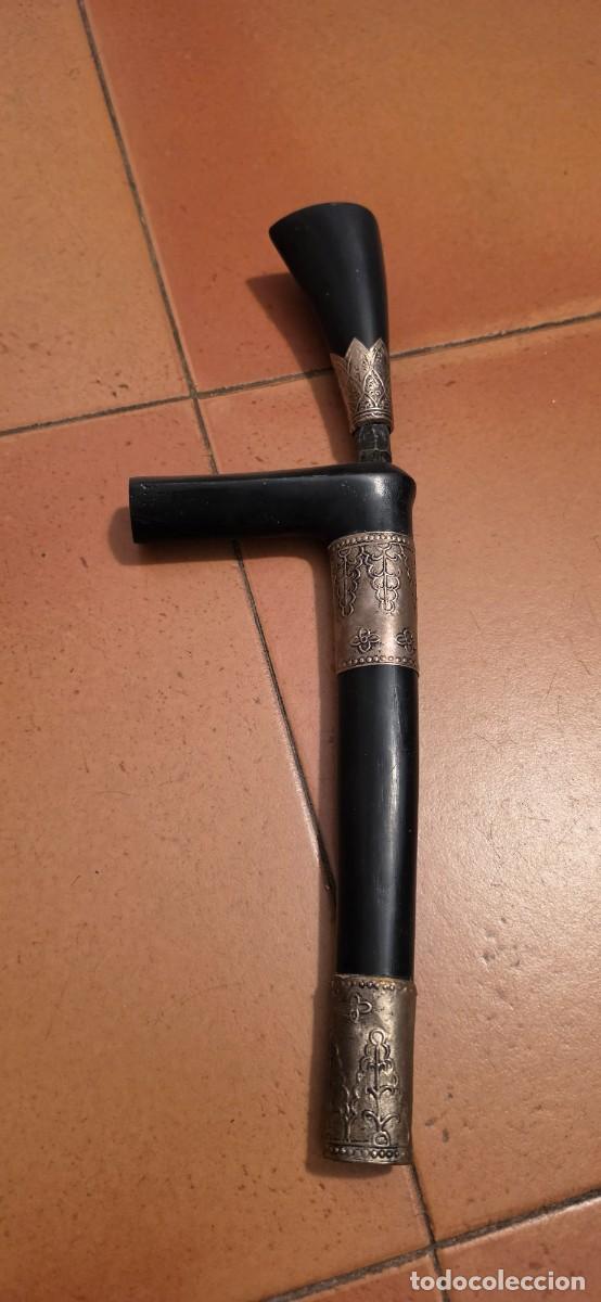 Militaria: Preciosa y antigua daga badik de Sulawasi en Indonesia
