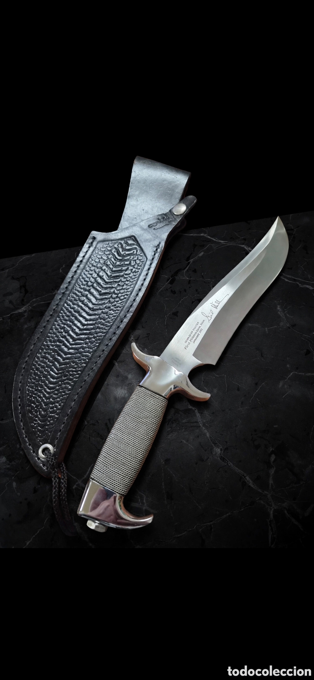 Militaria: HIGHLANDER BOWIE* - *Modelo:* GH627 / UC627 Highlander Bowie - *Dise&ntilde;ador:* Gil Hibben (cuchillero