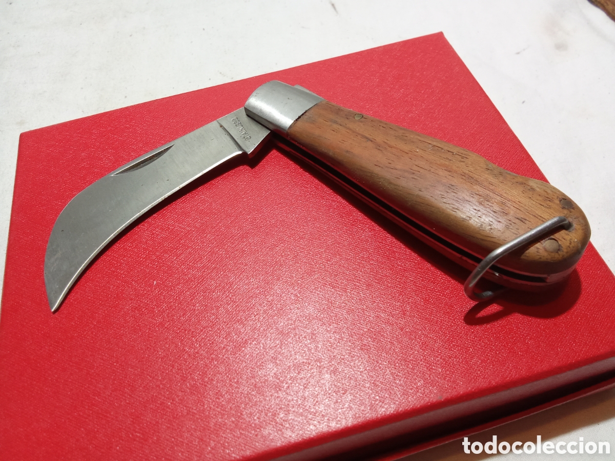 Militaria: PRECIOSA NAVAJA DE ACERO INOXIDABLE