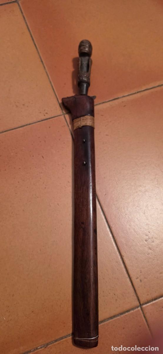 Militaria: Precioso cuchillo o espada corta piso gading Sumatra antiguo