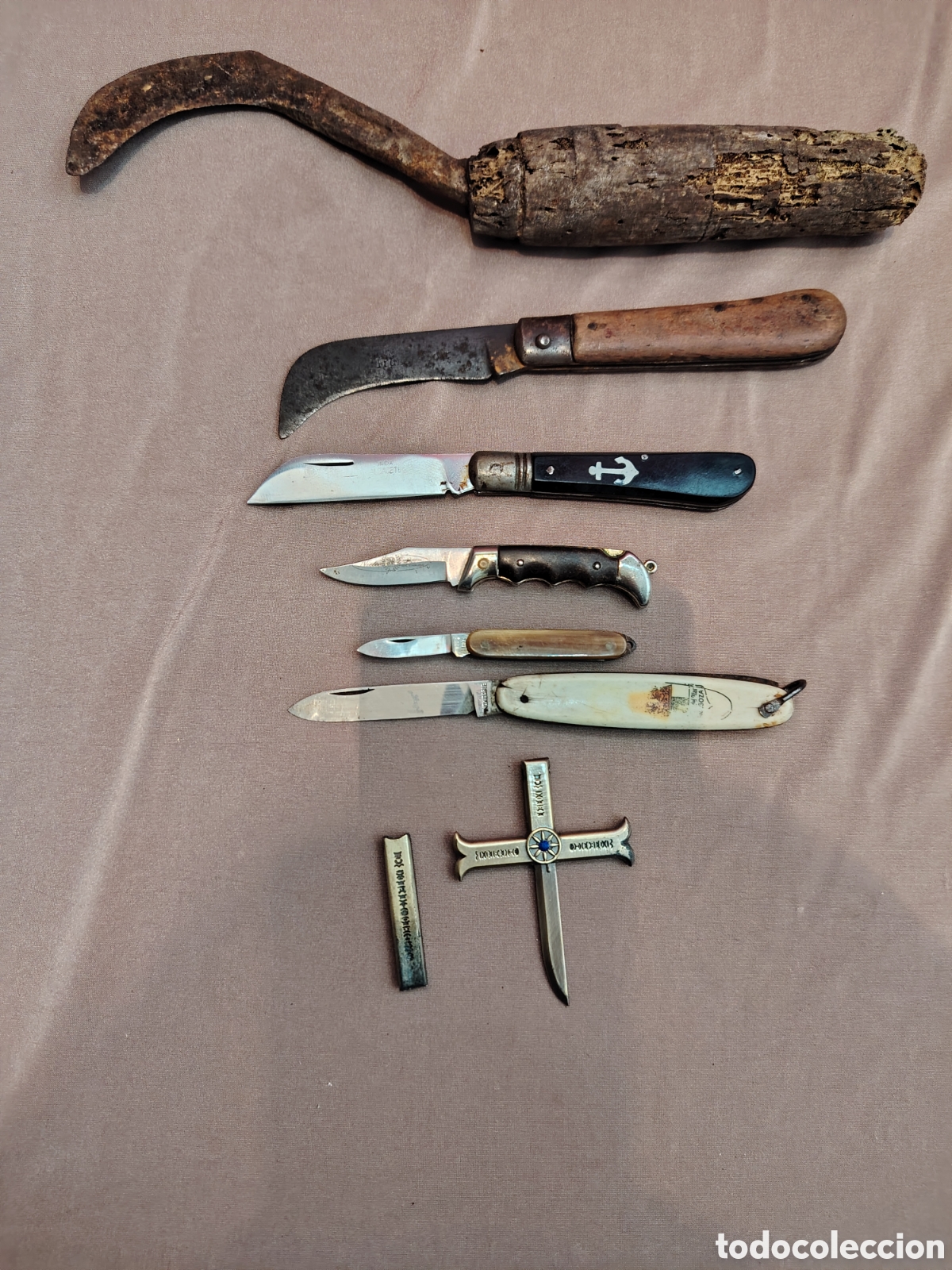Militaria: Lote de navajas antiguas - Foto 5