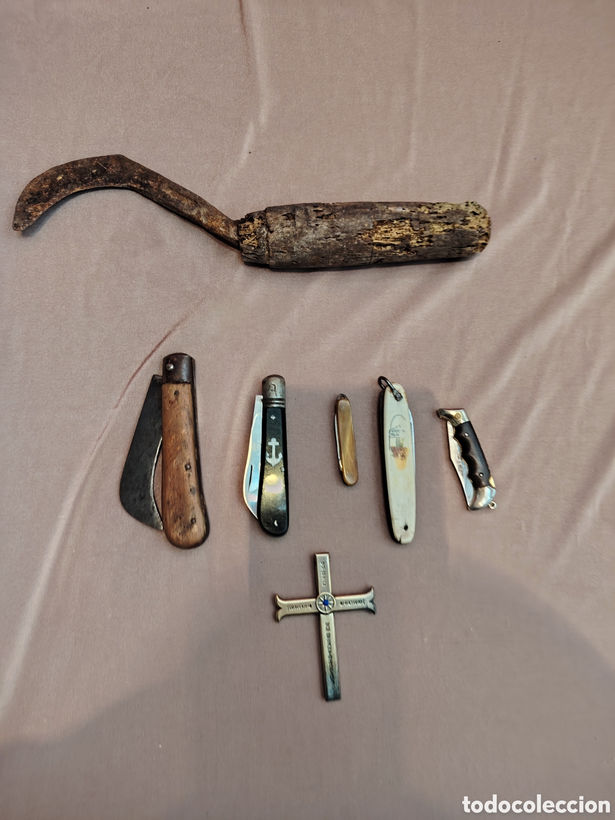 Militaria: Lote de navajas antiguas