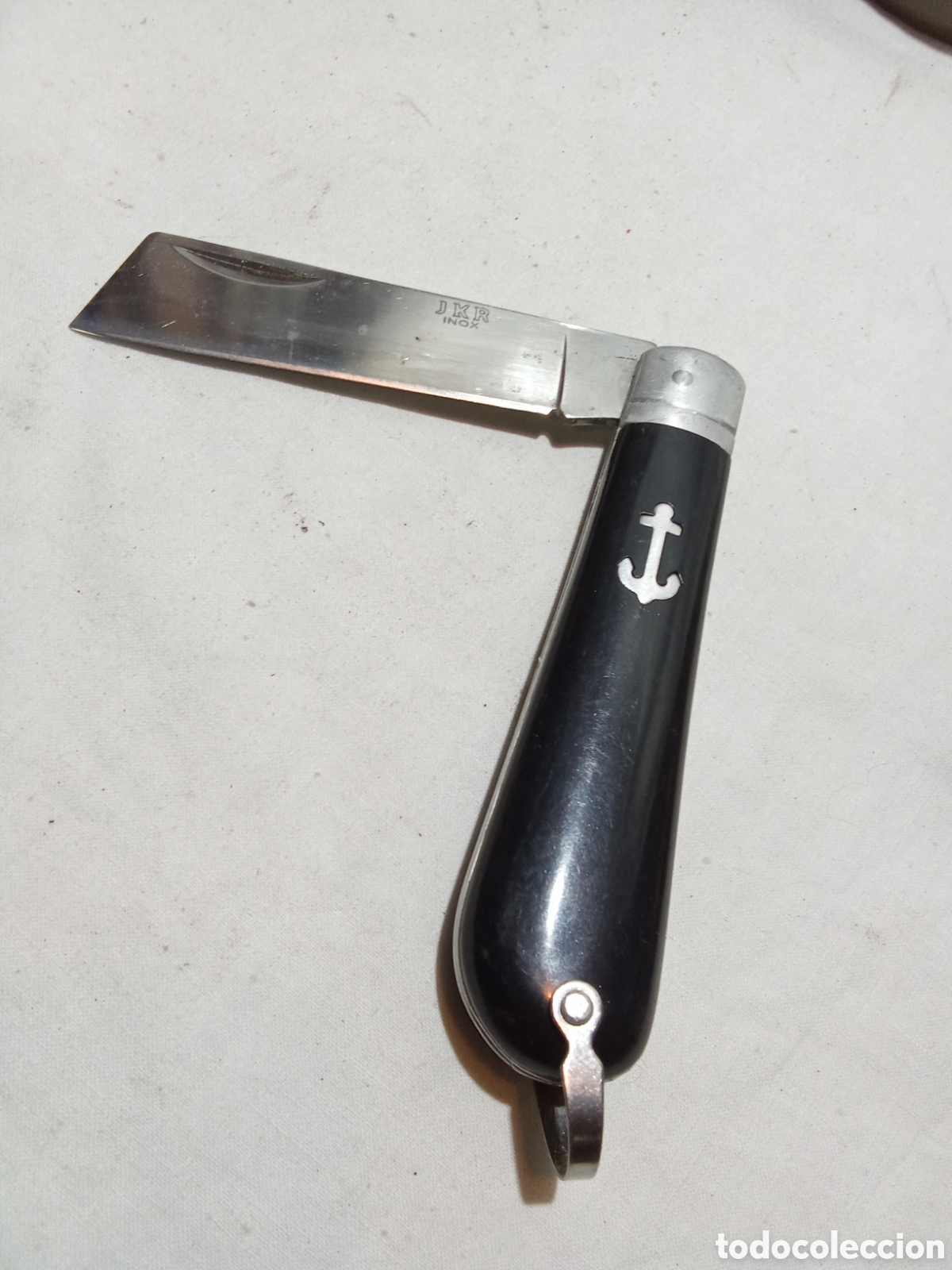 Militaria: NAVAJA DE ACERO MARCA JKR