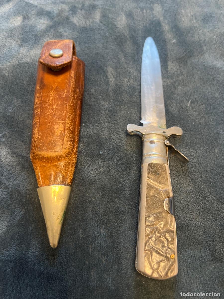 Militaria: CUCHILLO PLEGABLE ALBACETE - Foto 1