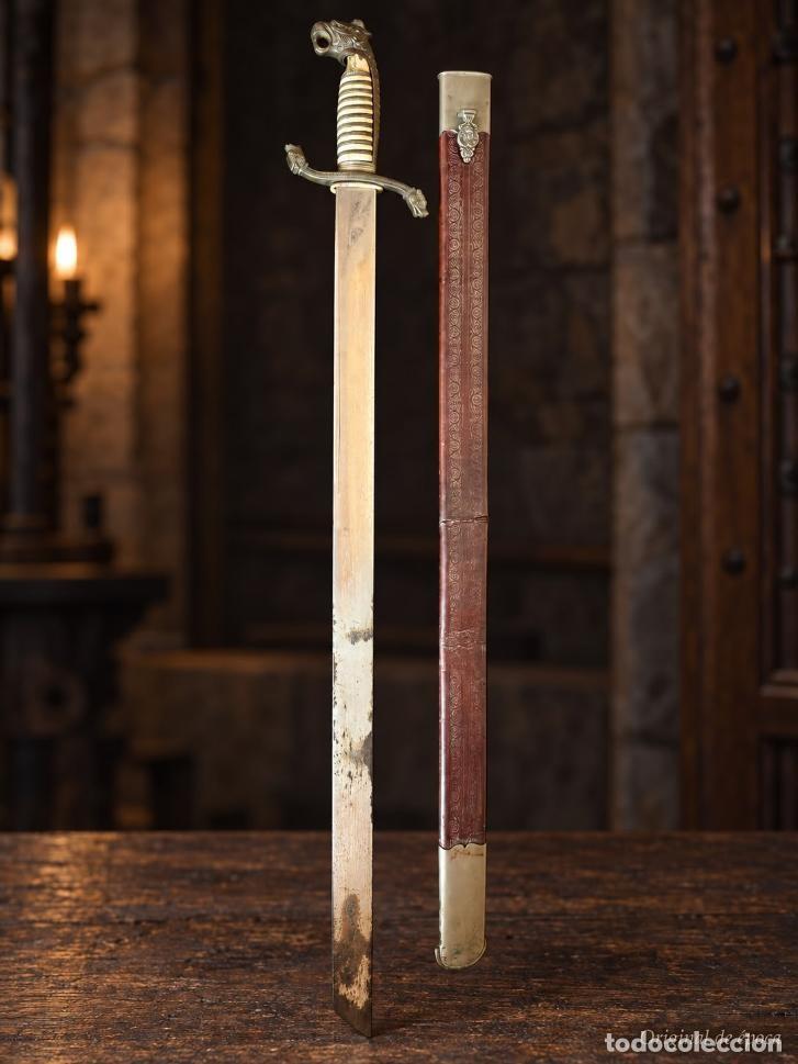 Militaria: (MI-261010)Magnifico Machete para Oficial , Campa&ntilde;a de Cuba , Luchaus & GUNTHER REMSCHEID N&ordm;206