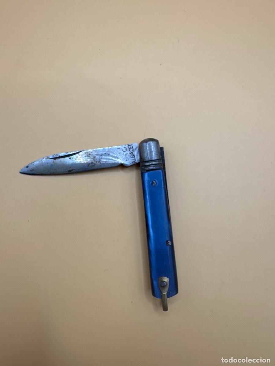 Militaria: ANTIGUA NAVAJA SOTOS ALBACETE &ndash; CACHAS AZULES &ndash; CUCHILLER&Iacute;A ESPA&Ntilde;OLA VINTAGE