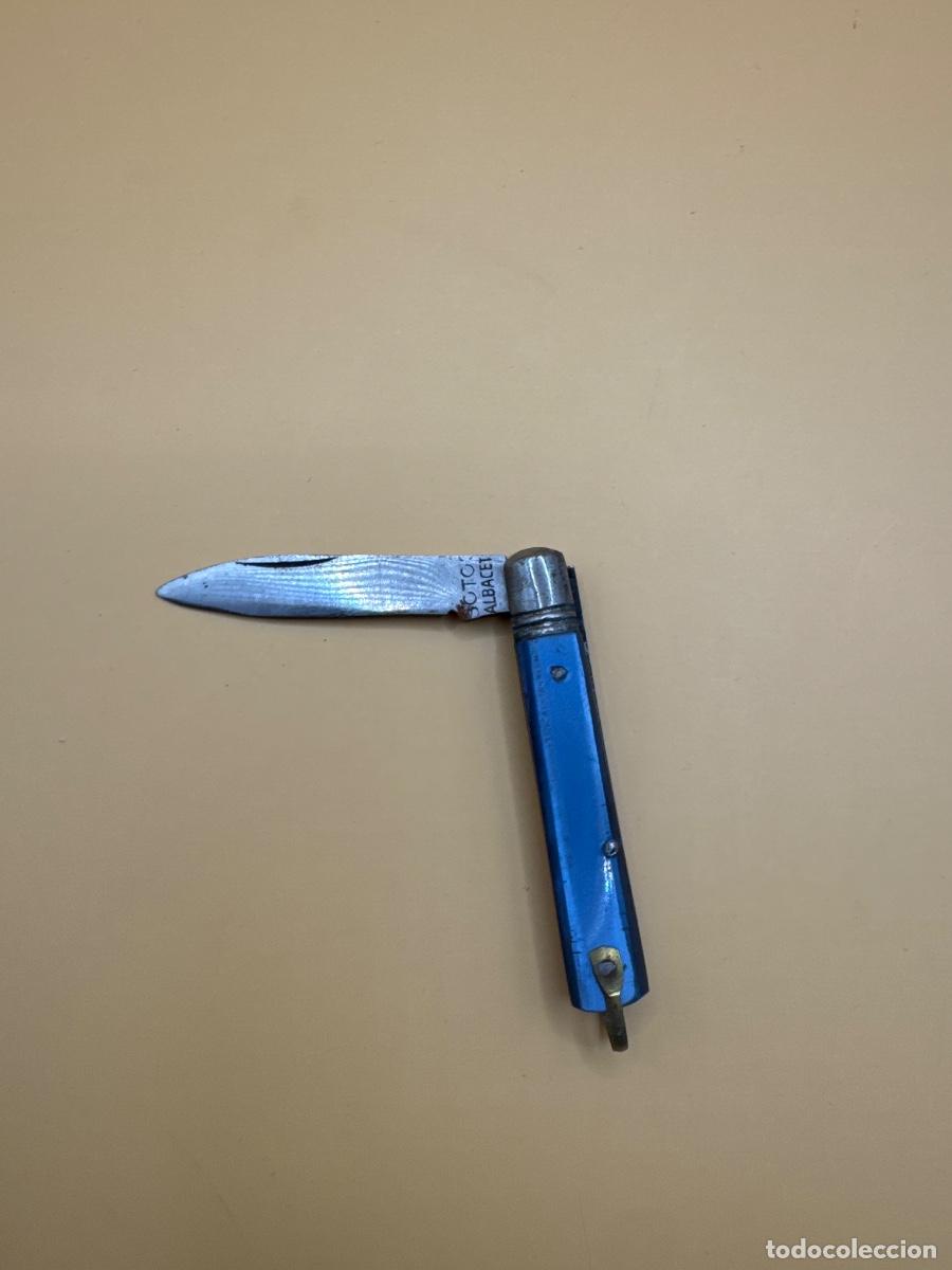 Militaria: ANTIGUA NAVAJA SOTOS ALBACETE &ndash; CACHAS AZULES &ndash; CUCHILLER&Iacute;A ESPA&Ntilde;OLA VINTAGE