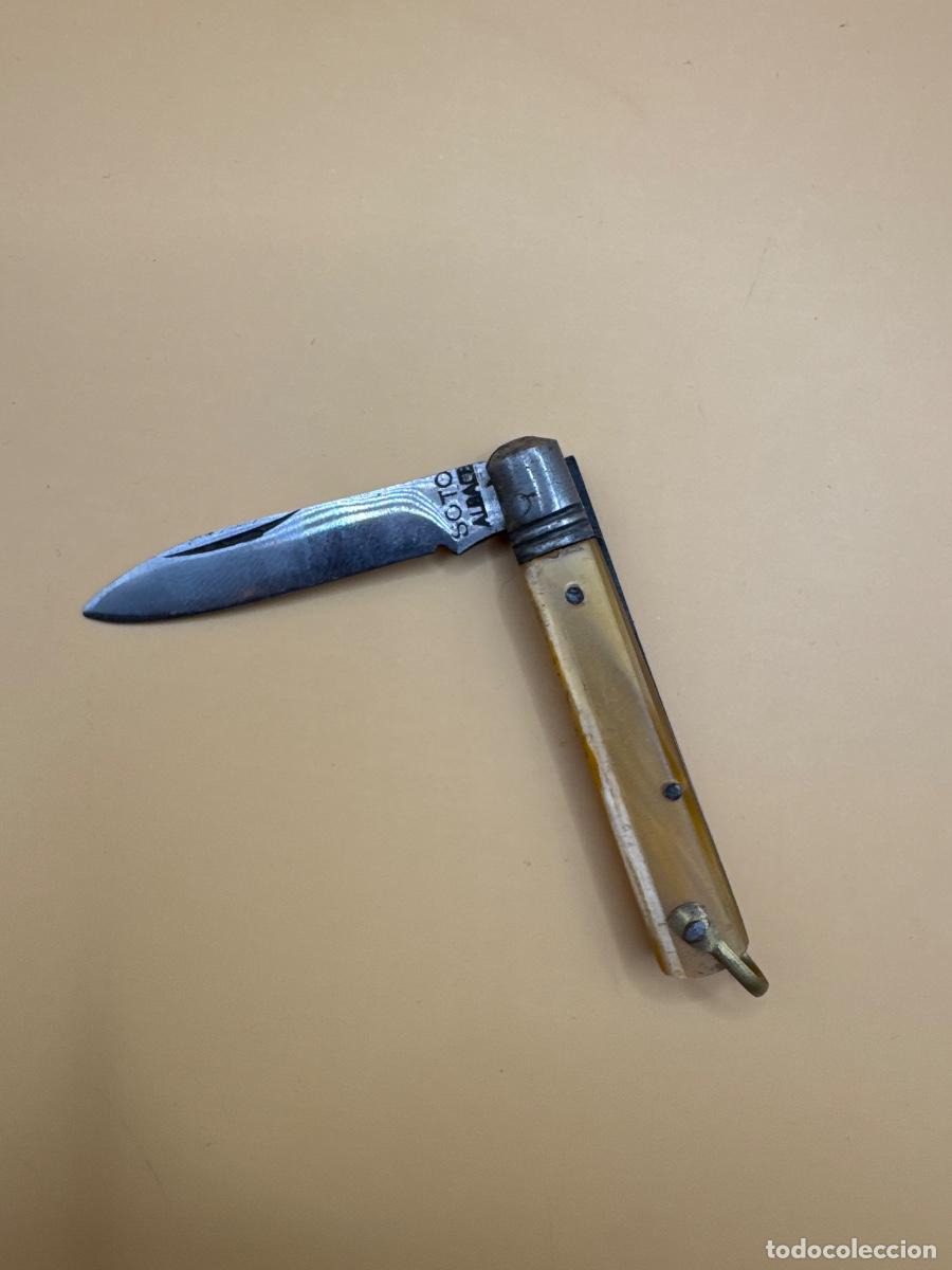 Militaria: ANTIGUA NAVAJA SOTOS ALBACETE &ndash; CACHAS AZULES &ndash; CUCHILLER&Iacute;A ESPA&Ntilde;OLA VINTAGE