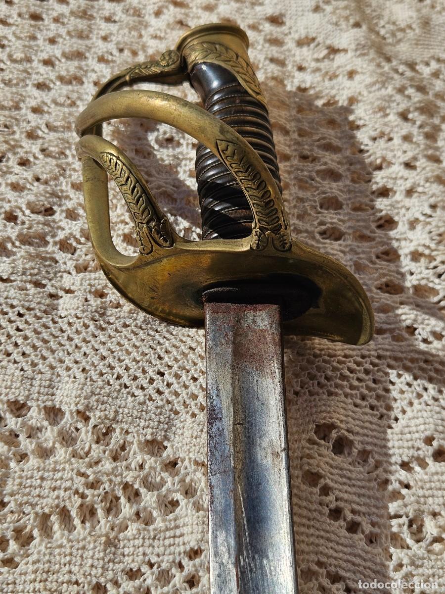 Militaria: SABLE OFICIAL DE INTANTER&Iacute;A FRANC&Eacute;S, 104 CM
