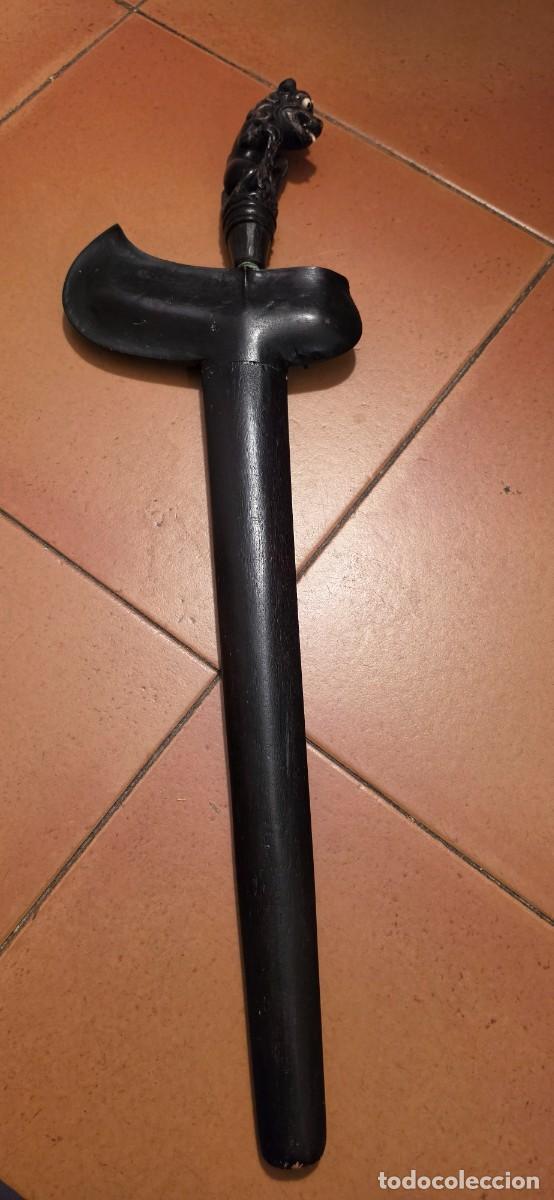 Militaria: Precioso kriss de coleccion empu&ntilde;adura asta tallada antiguo