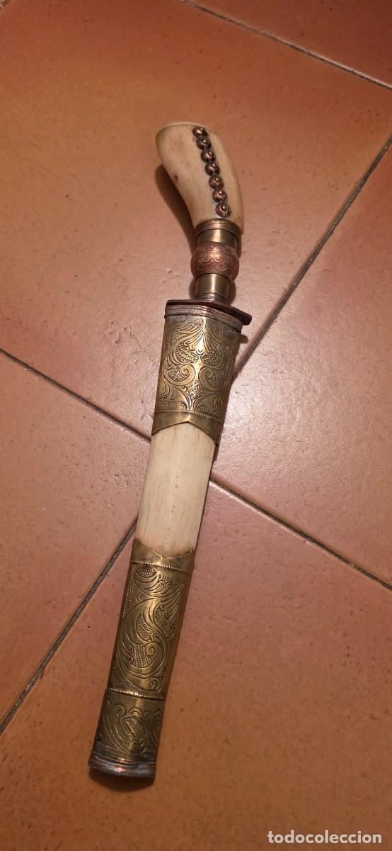 Militaria: Preciosa daga antigua asiatica musulmana antigua