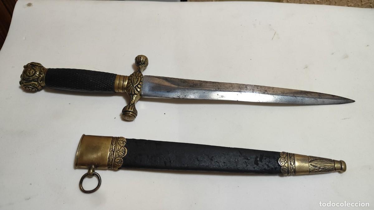 Militaria: Daga de cadete naval aprox 1820