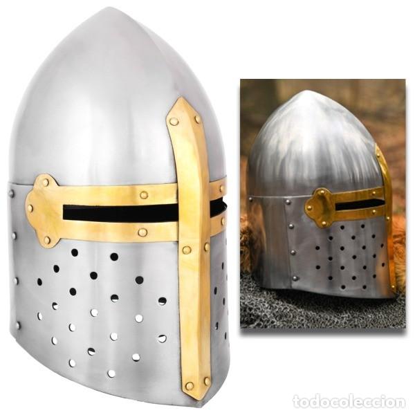 Militaria: CASCO TEMPLARIO CABALLERIA SIGLO XIII 38 X 23 CMS