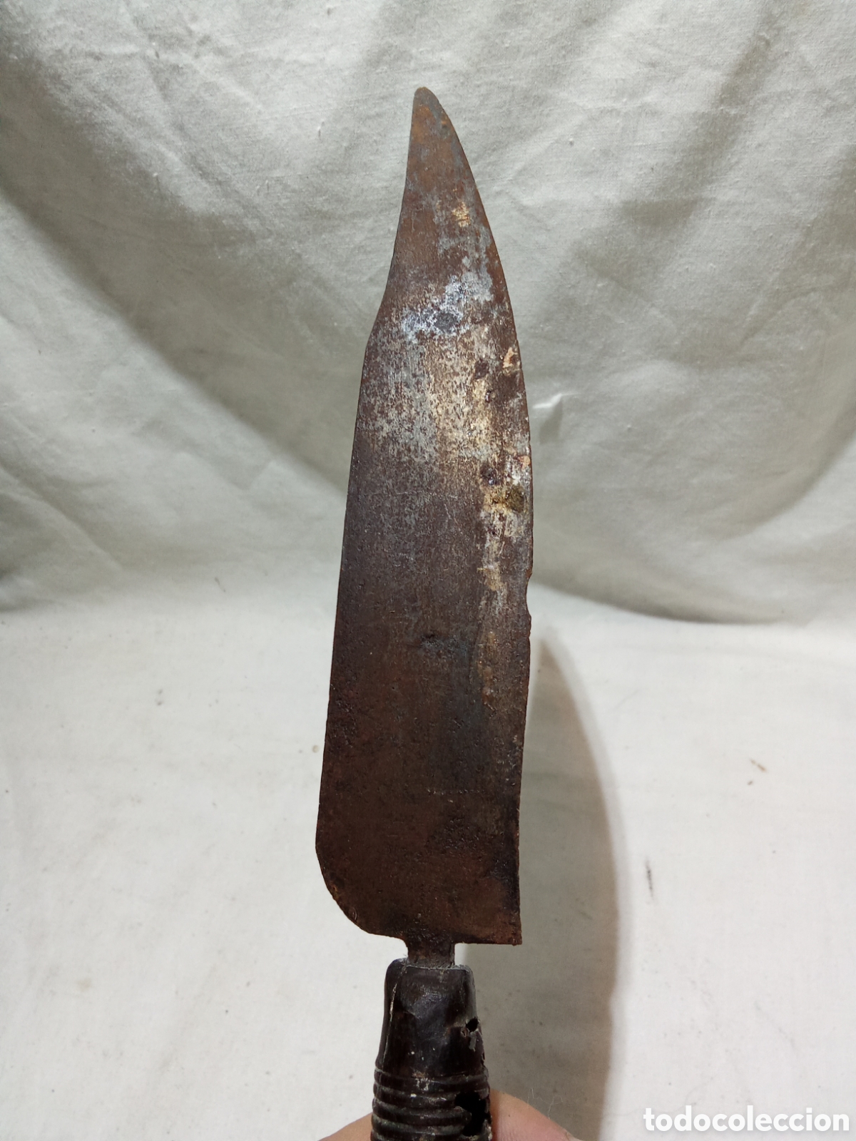 Militaria: BONITO PU&Ntilde;AL CON MANGO DE MADERA - Foto 3