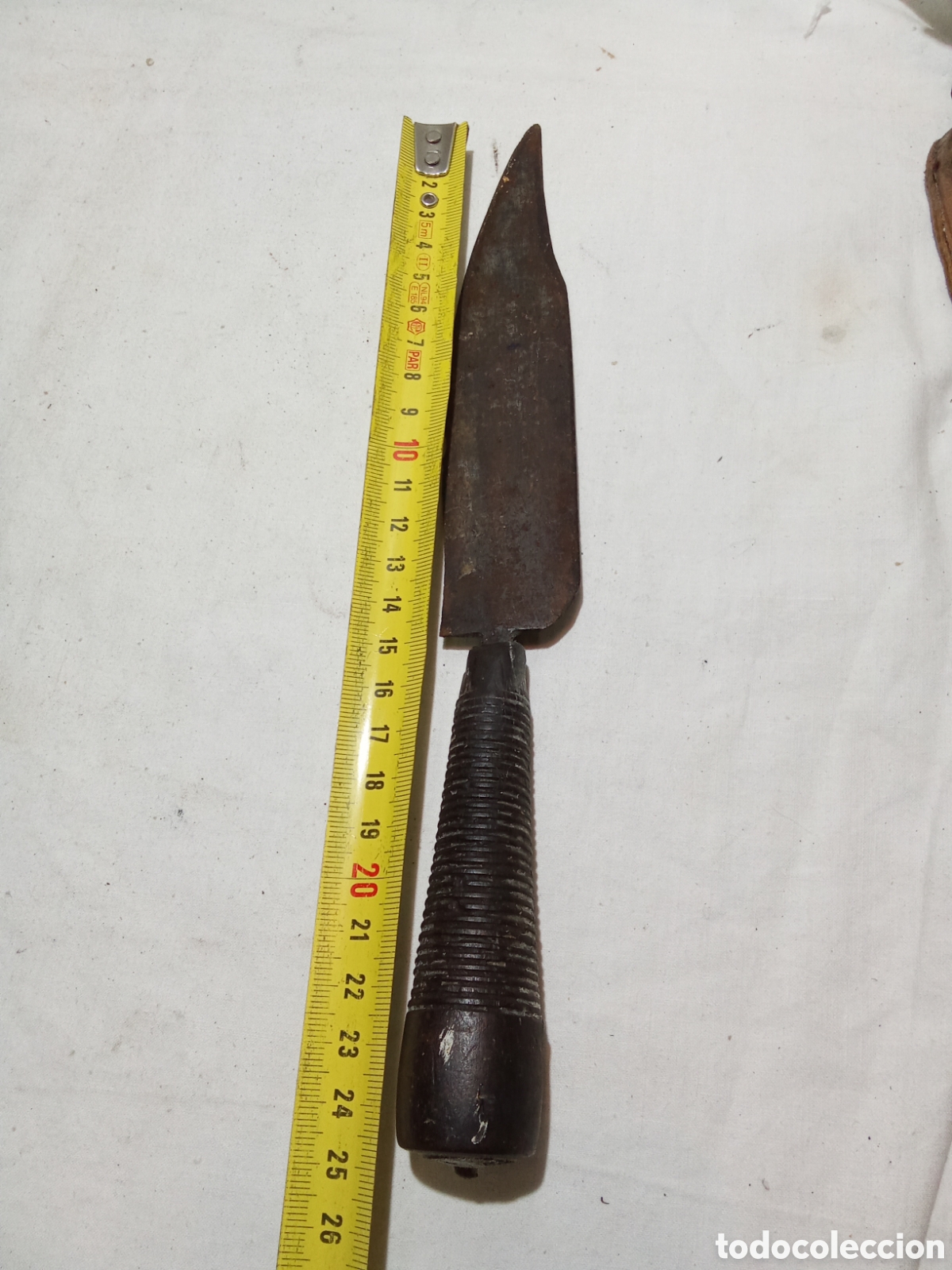 Militaria: BONITO PU&Ntilde;AL CON MANGO DE MADERA - Foto 5