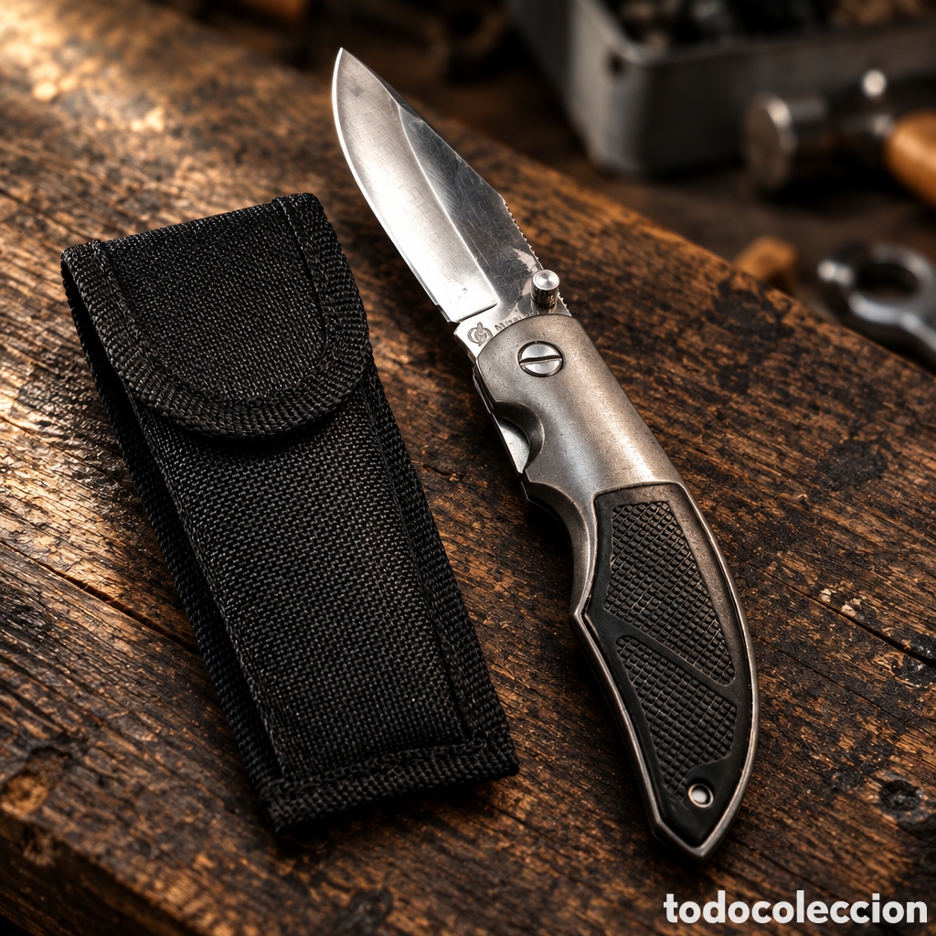 Militaria: NAVAJA ALBAINOX CON FUNDA