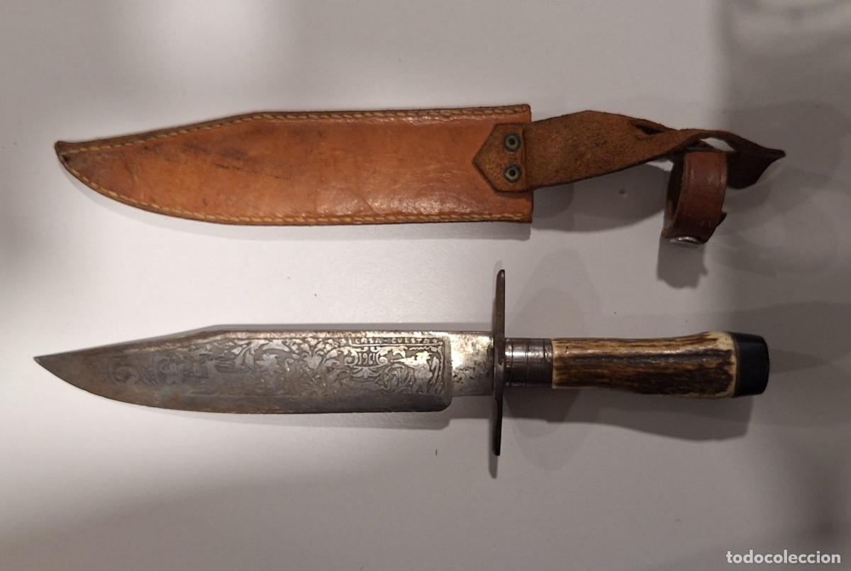 Militaria: Cuchillo de caza casa-cuesta 19..?