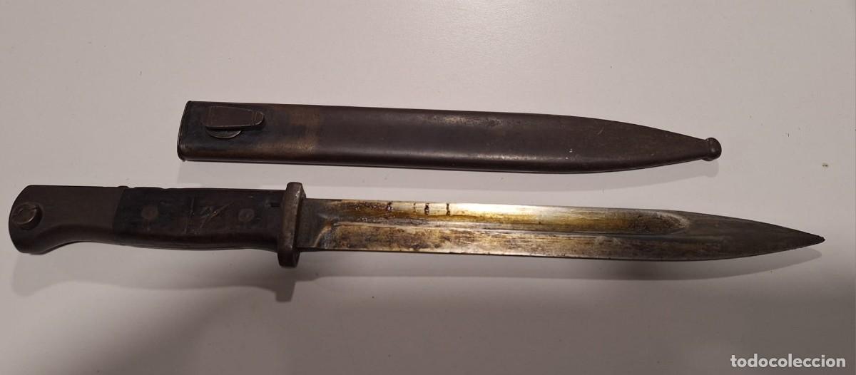 Militaria: Machete Bayoneta Alem&aacute;n para mosquet&oacute;n K-98 k