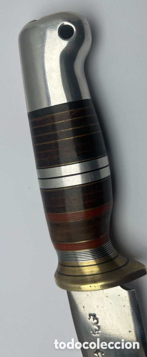 Militaria: Antiguo cuchillo 2G knives (Restaurado) - Foto 2