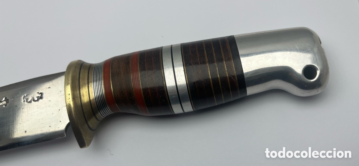Militaria: Antiguo cuchillo 2G knives (Restaurado) - Foto 3