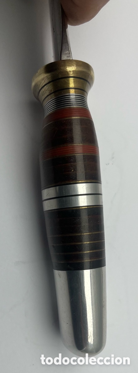 Militaria: Antiguo cuchillo 2G knives (Restaurado) - Foto 5