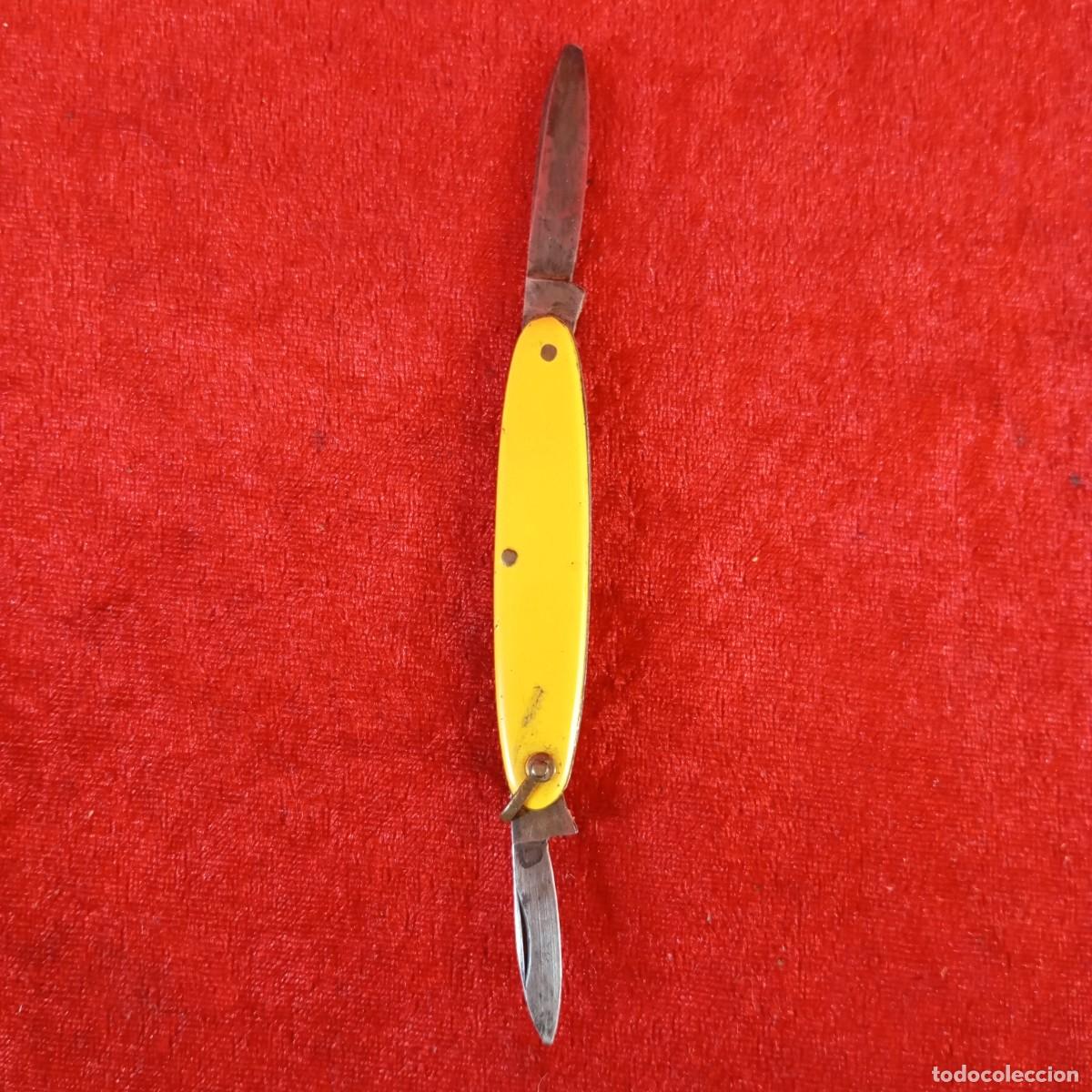 Militaria: NAVAJA DE BOLSILLO - DOBLE CARA - TRADICIONAL ESPA&Ntilde;OLA - SIGLO XX - 14,5 CM DE LARGO - 55